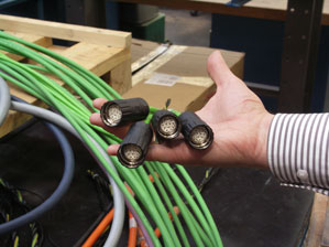 Picture of measuring system cable for the new generation of control units.